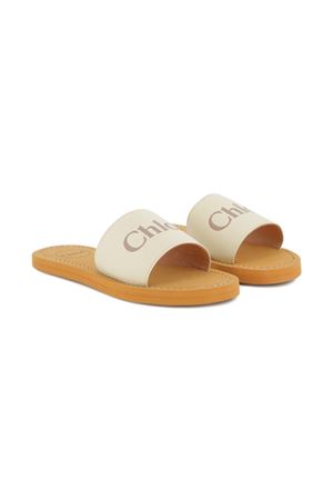 sandali Woody con logo CHLOÉ KIDS | C20881117